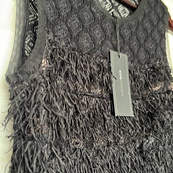 BCBG MAX AZRIA | Auden Fringe Top Sz S - Picture 4 of 5